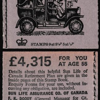 Booklet DH50 25p Dec/S 72 London Taxi