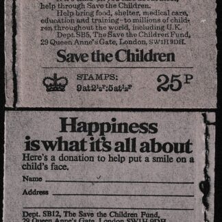 Booklet DH52 25p Jun 73 Save the Children