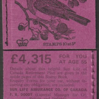 Booklet DQ61 30p Dec 71 Robin
