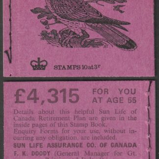 Booklet DQ65 30p Aug 72 Kestrel