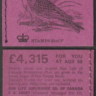Booklet DQ69 30p Feb 73 Skylark
