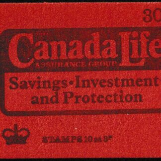 Booklet 30p DQ74 June 74 Canada Life