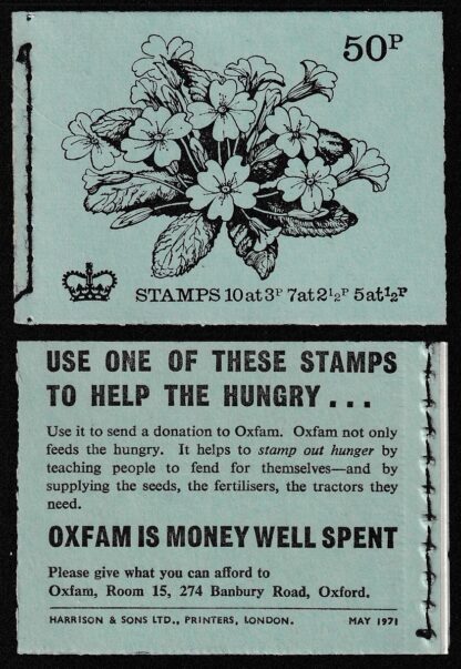 Booklet 50p DT02 May 71 Primrose