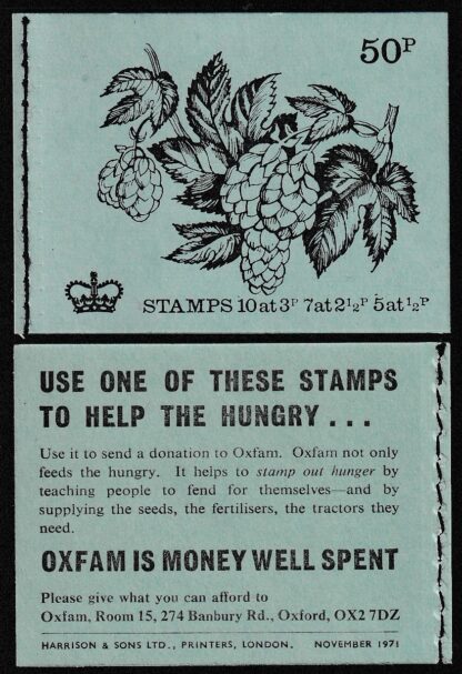 Booklet 50p DT04 Nov 71 Hop