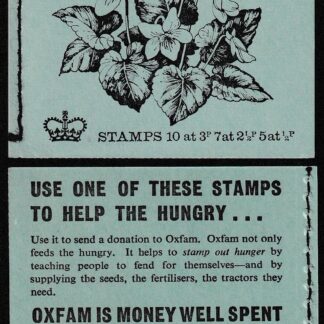 Booklet 50p DT05 Feb 72 Common Violet