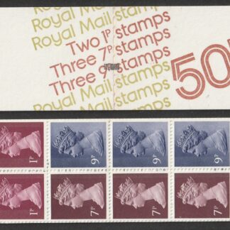 Booklet FB2A/UMFB5 with BMB Machin 50p