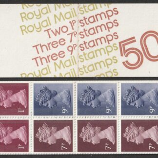 Booklet FB2A/UMFB5 Machin 50p