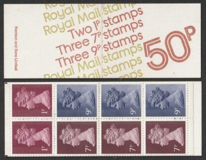 Booklet FB2A/UMFB5 Machin 50p