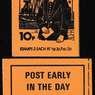 Booklet DN71 10p Apr 75 Letter Carrier 1855