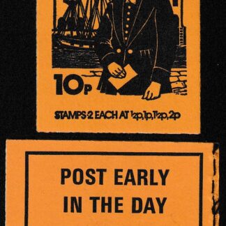 Booklet DN73 10p Aug 75 Letter Carrier 1855
