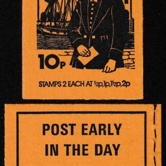 Booklet DN74 10p Oct 75 Letter Carrier 1855