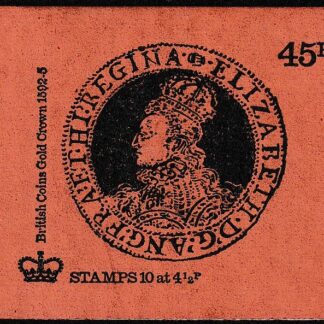 Booklet DS02a 45p Dec 74 Orange-brown Cover