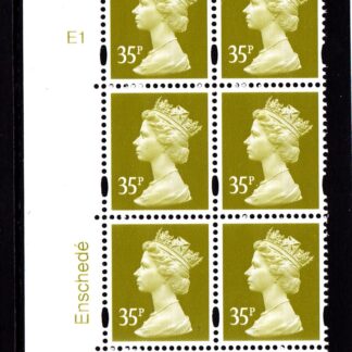 Machin U352 35p 2005 Cylinder E1 No Dot